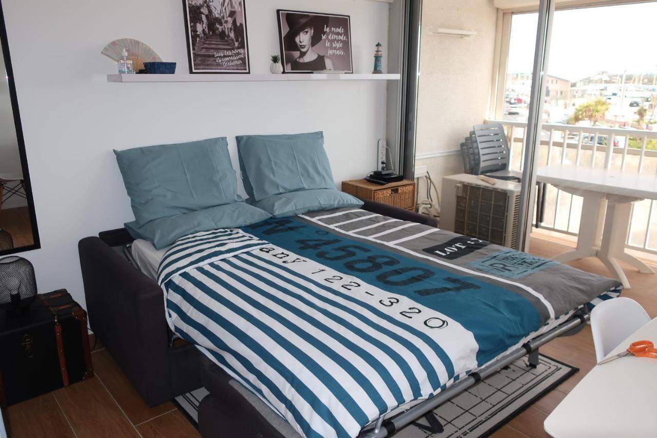 Studio Valras Vue Port Et Mer Wi-Fi Gratuit Bagian luar foto