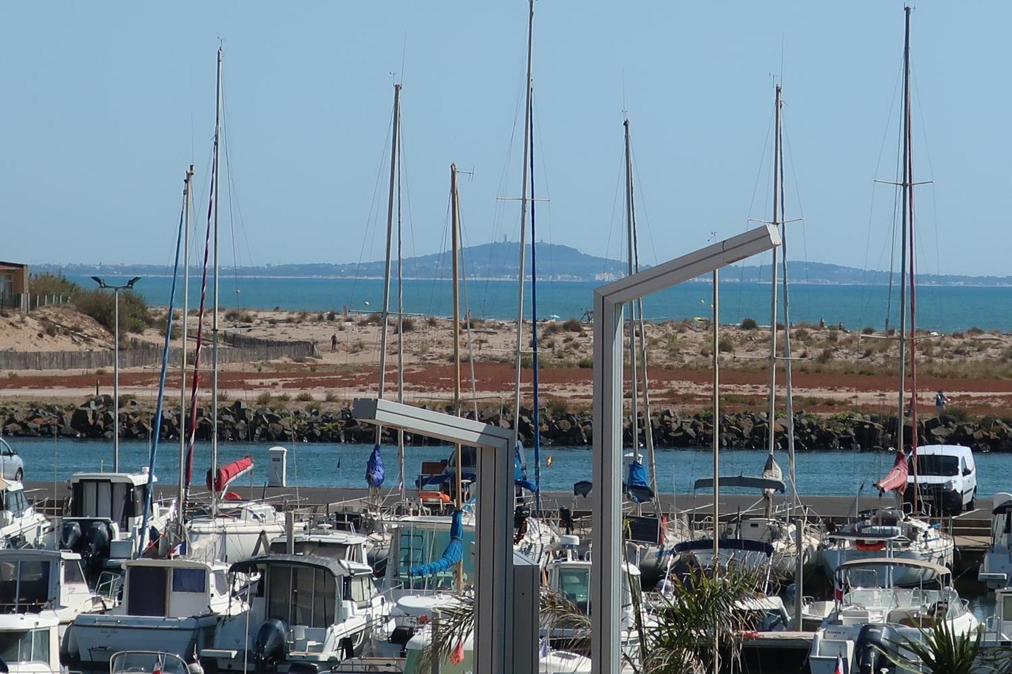 Studio Valras Vue Port Et Mer Wi-Fi Gratuit Bagian luar foto
